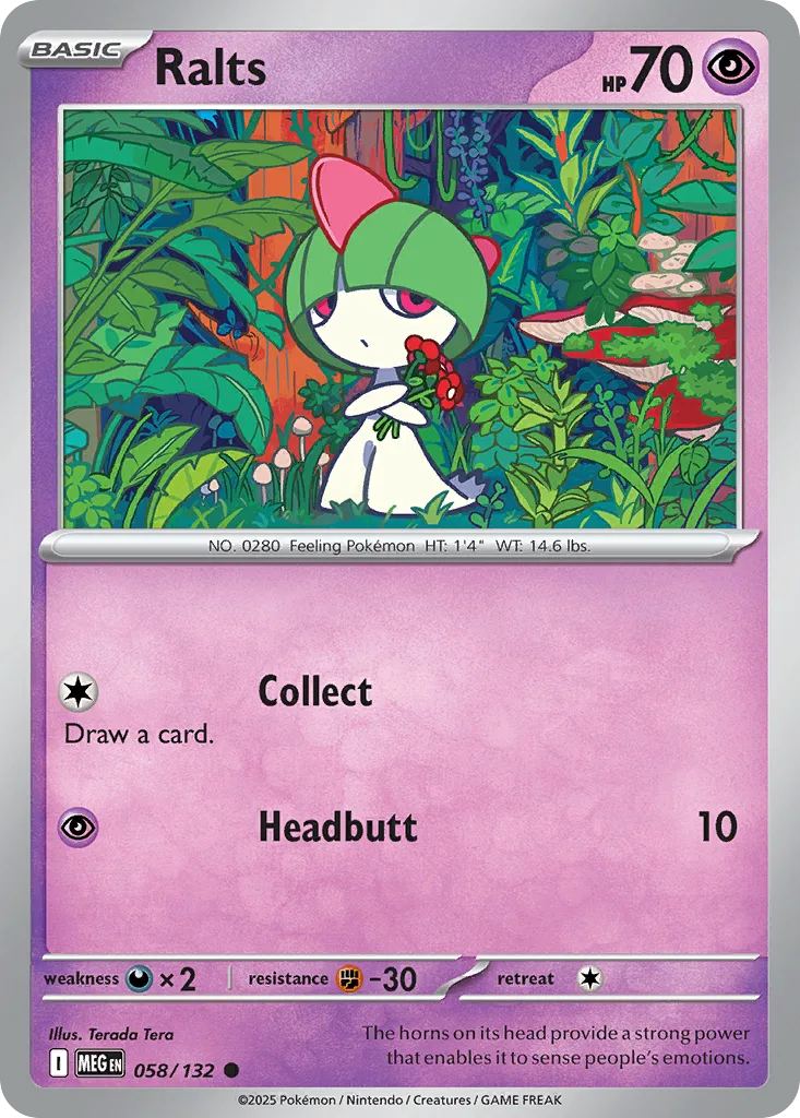 Ralts (MEG 058) – Mega Evolution – Normal