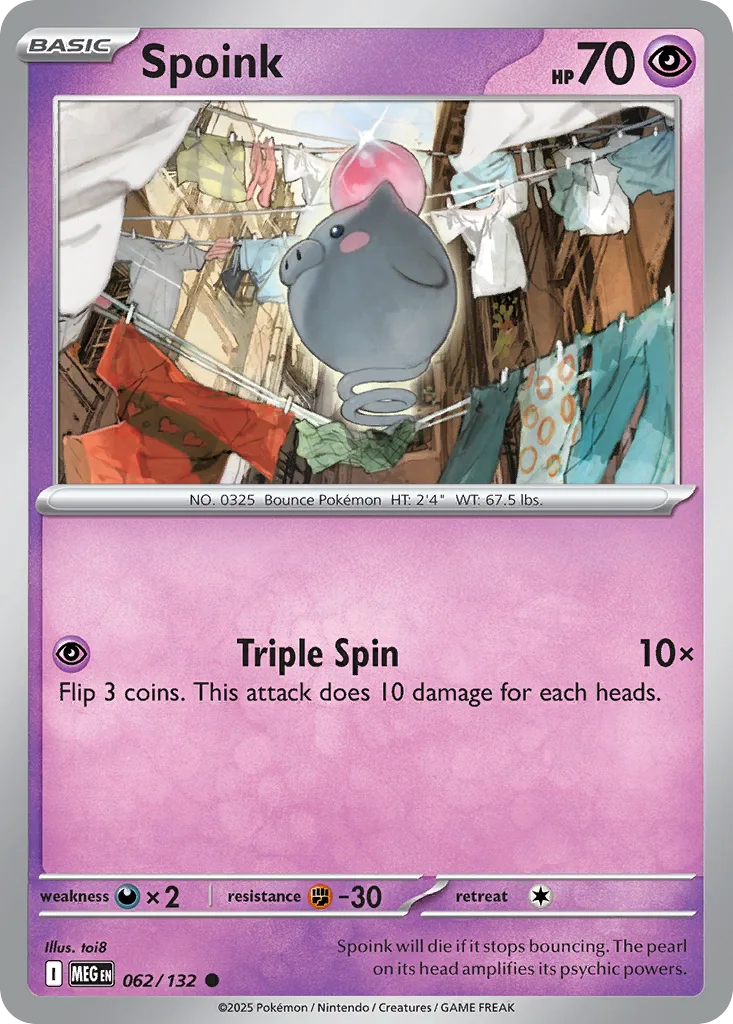 Spoink (MEG 062) – Mega Evolution – Normal