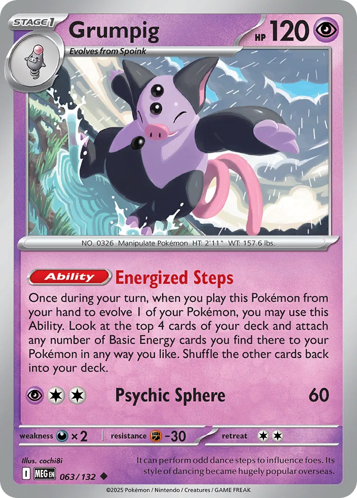 Grumpig (MEG 063) – Mega Evolution – Normal