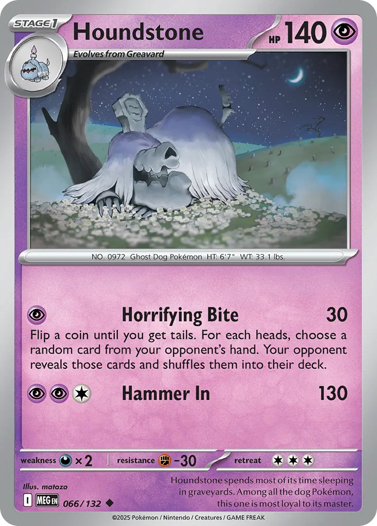 Houndstone (MEG 066) – Mega Evolution – Normal