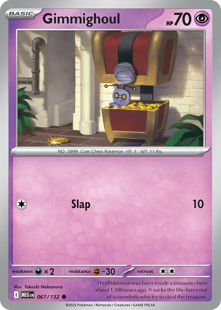 Gimmighoul (MEG 067) – Mega Evolution – Normal