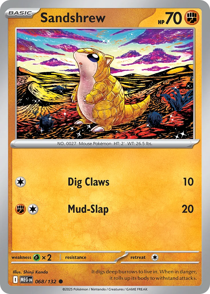 Sandshrew (MEG 068) – Mega Evolution – Normal
