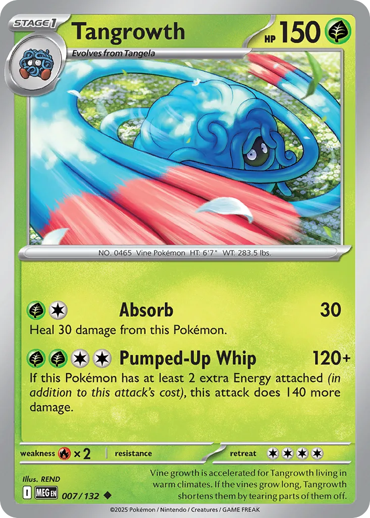 Tangrowth (MEG 007) – Mega Evolution – Normal