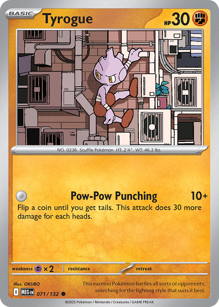 Tyrogue • Mega Evolution • Normal