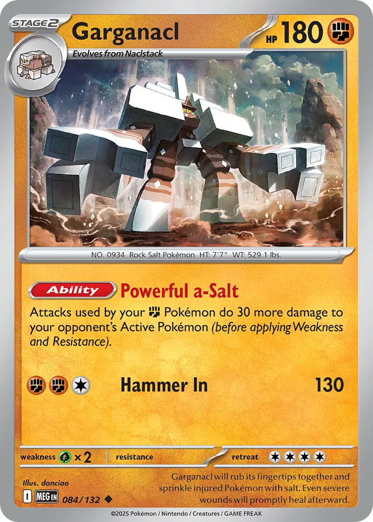 Garganacl (MEG 084) – Mega Evolution – Normal