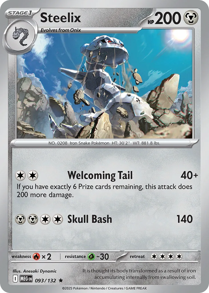 Steelix - HOLO (MEG 093) – Mega Evolution – Normal