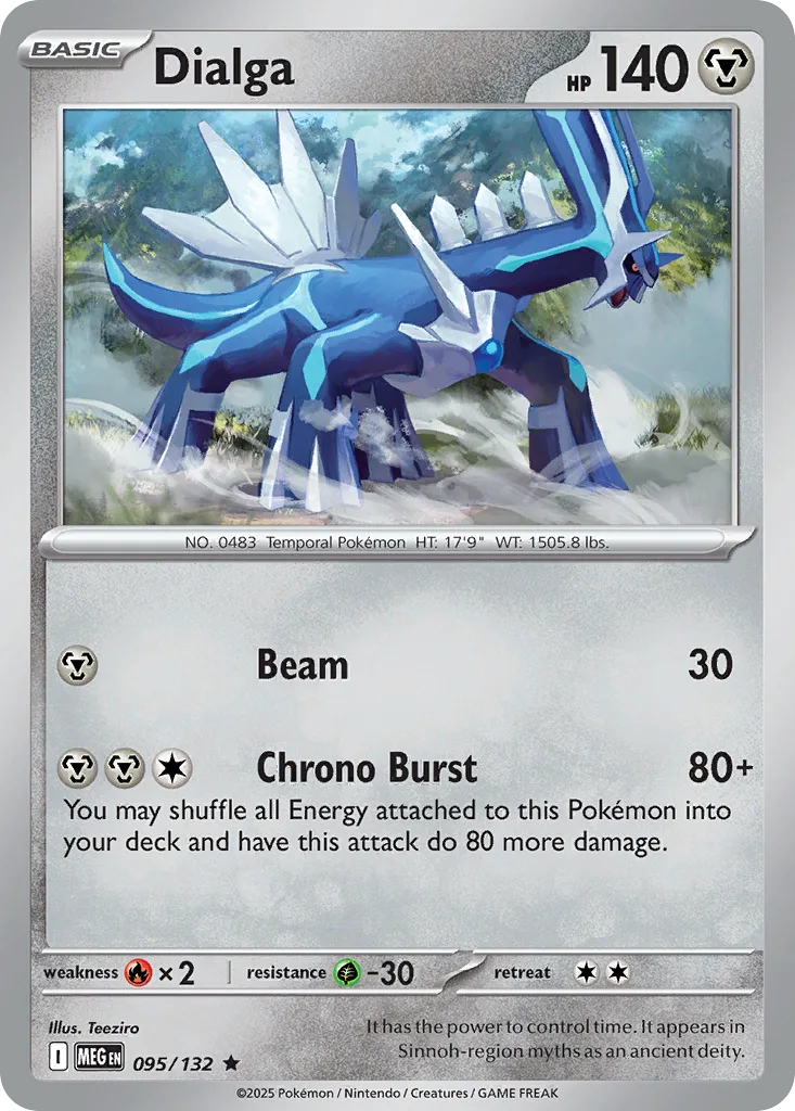 Dialga - HOLO (MEG 095) – Mega Evolution – Normal