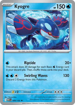 Kyogre - HOLO
