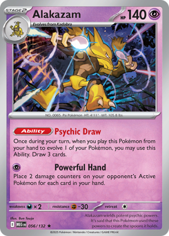 Alakazam - HOLO – Mega Evolution – Normal