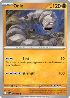 Onix – Mega Evolution – Normal