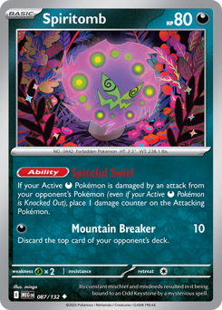 Spiritomb – Mega Evolution – Normal