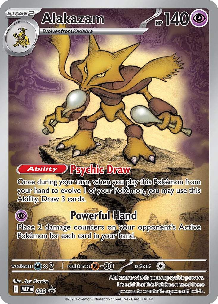 Alakazam (MEP 009) – MEP Black Star Promos – Normal