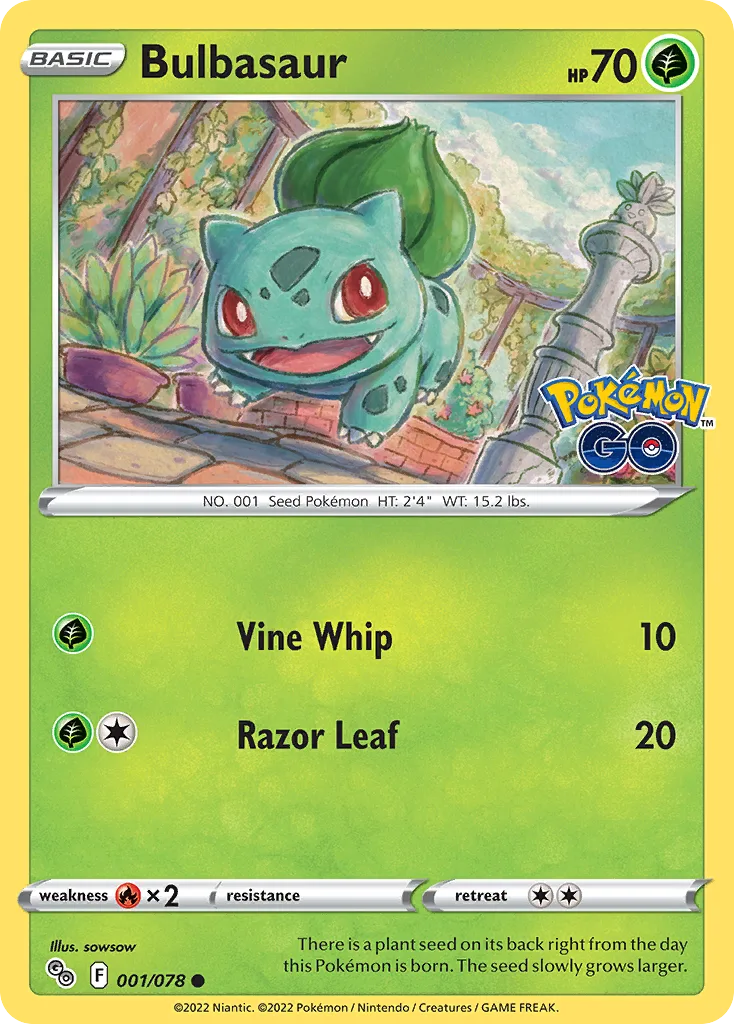 Bulbasaur (PGO 001) – Pokémon GO – Normal