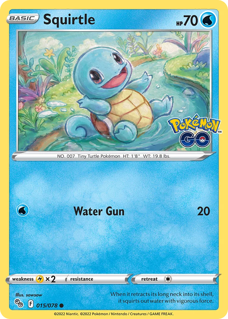 Squirtle (PGO 015) – Pokémon GO – Normal