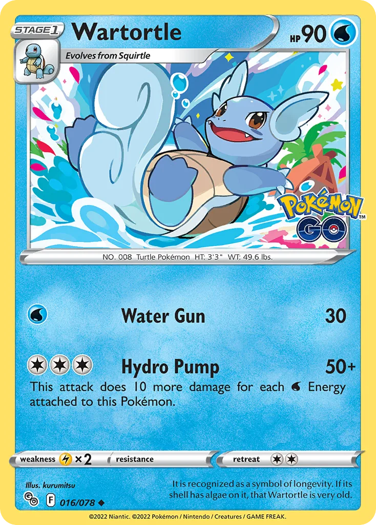 Wartortle (PGO 016) – Pokémon GO – Normal