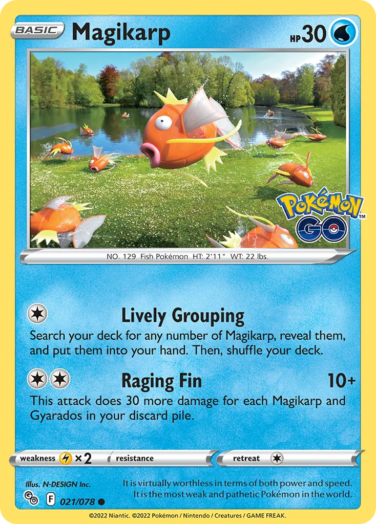 Magikarp (PGO 021) – Pokémon GO – Normal