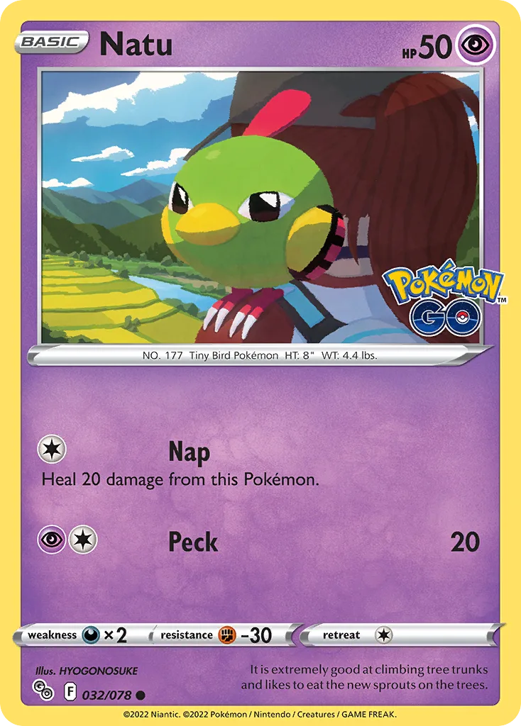 Natu (PGO 032) – Pokémon GO – Normal