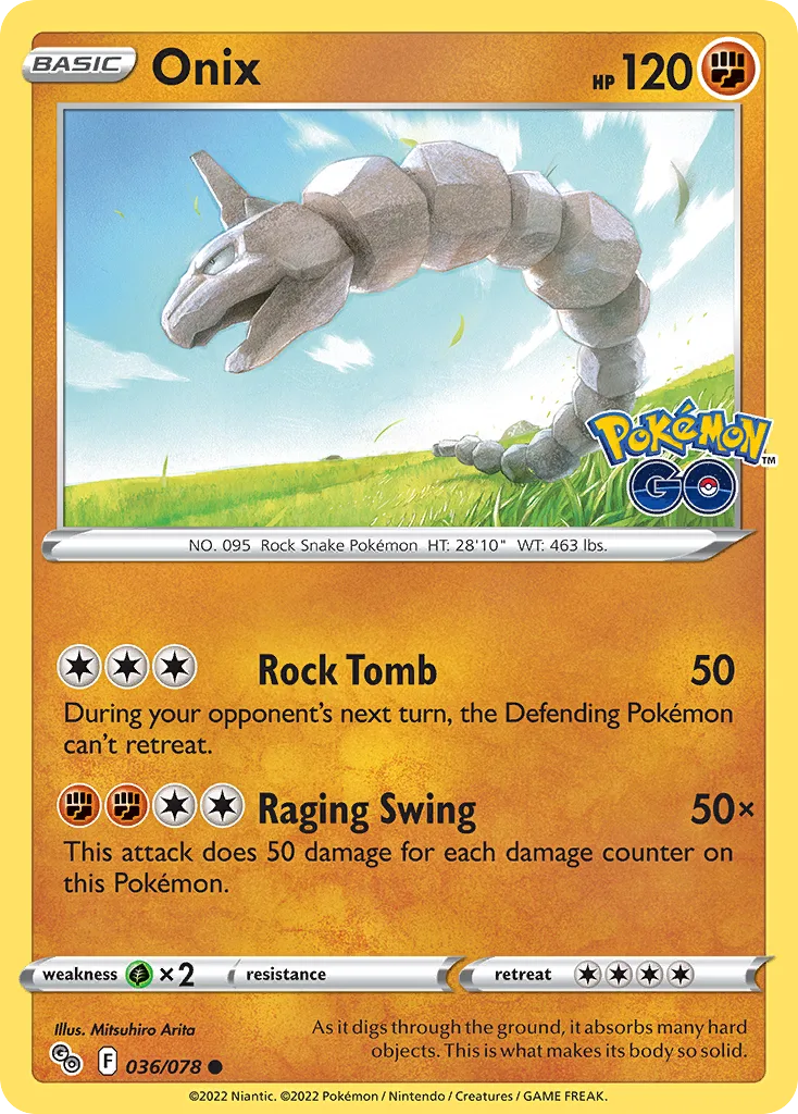 Onix (PGO 036) – Pokémon GO – Normal