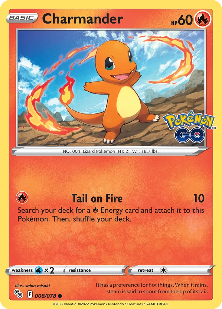 Charmander (PGO 008) – Pokémon GO – Normal