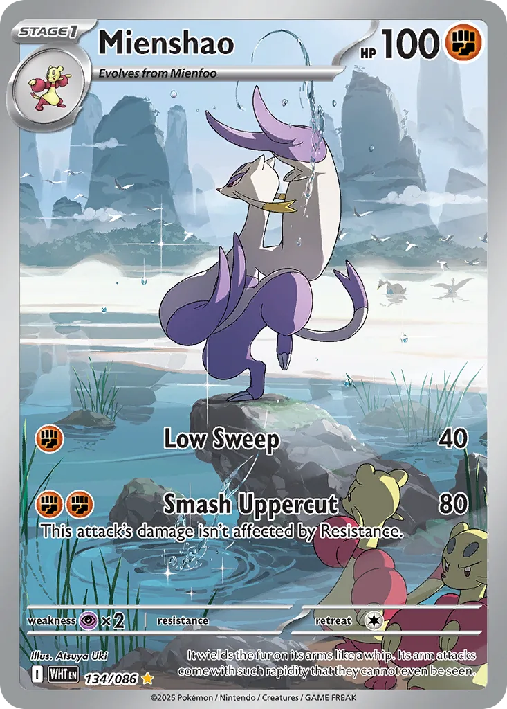 Mienshao (WHT 134) – White Flare – Normal