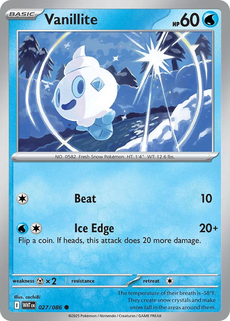 Vanillite (WHT 027) – White Flare – Normal