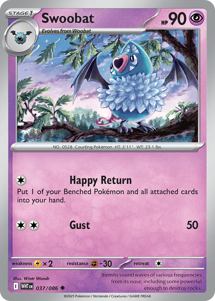Swoobat (WHT 037) – White Flare – Normal