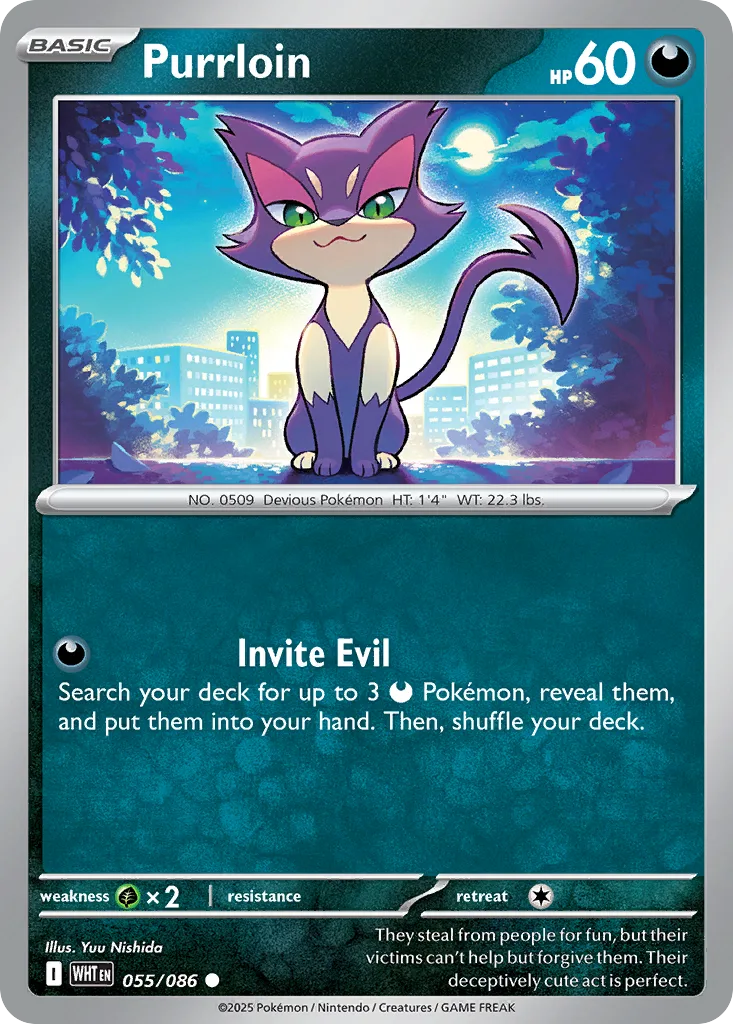 Purrloin (WHT 055) – White Flare – Normal