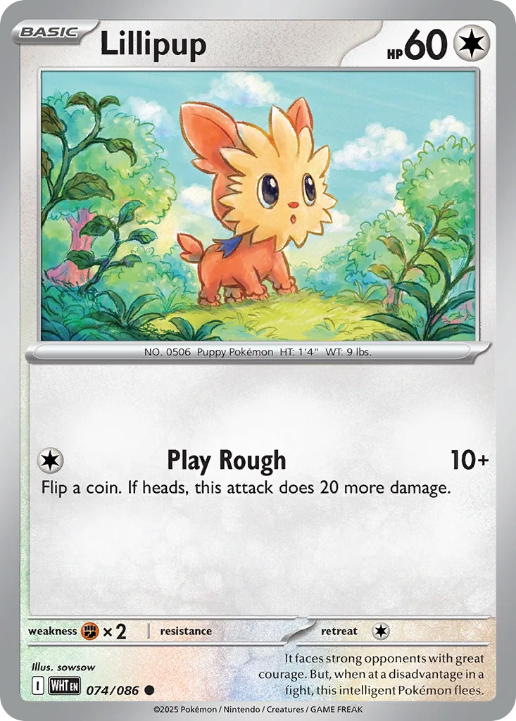 Lillipup (WHT 074) – White Flare – Normal