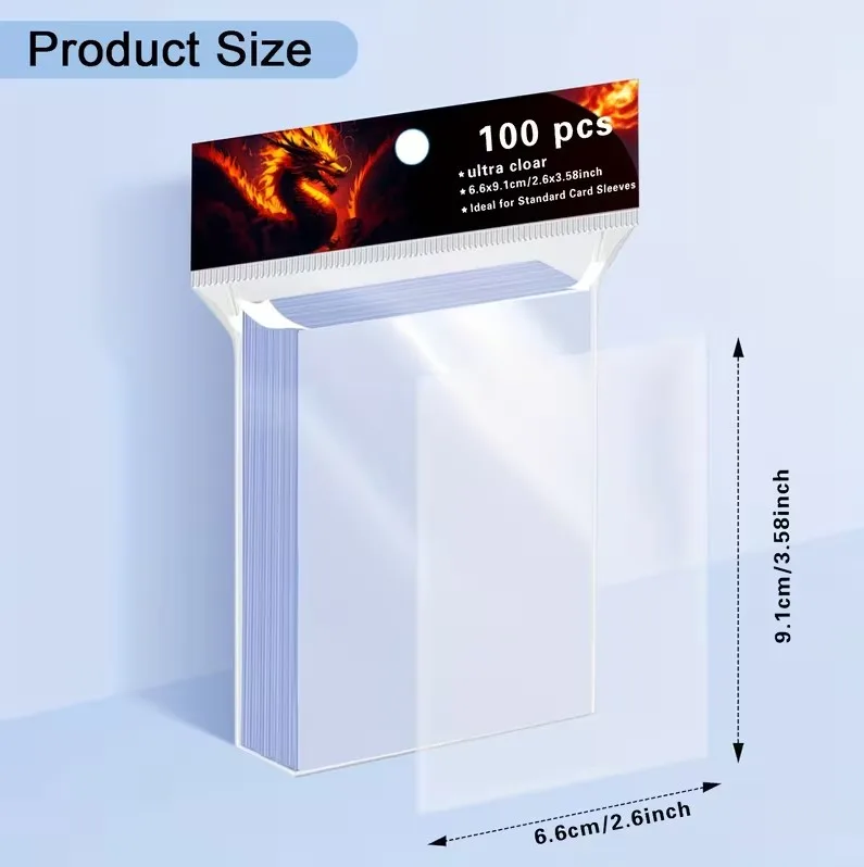 Koszulki na karty - Sleeves 100 szt – Akcesoria