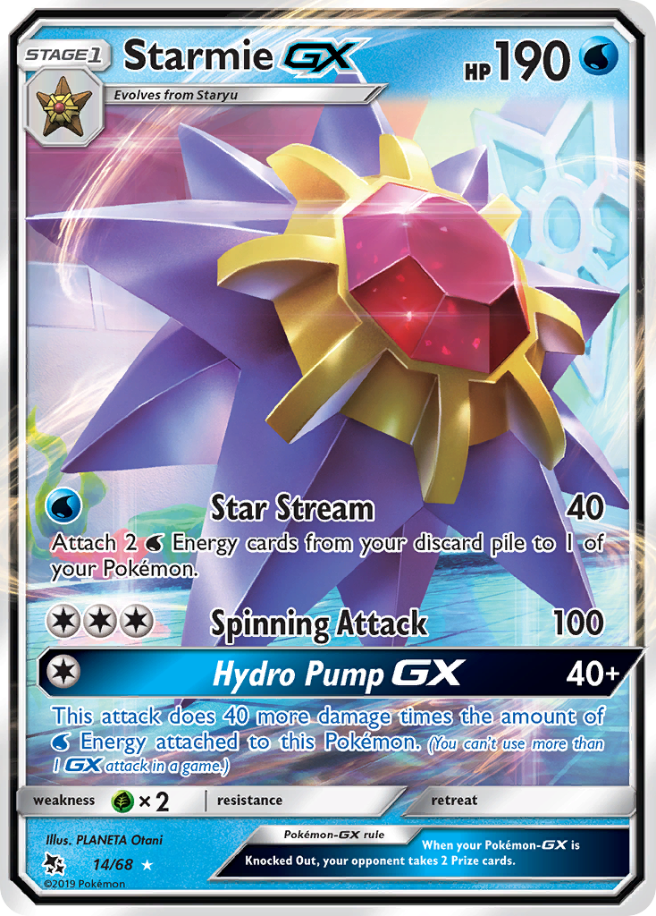 Starmie-GX (HIF 014) – Hidden Fates – Normal