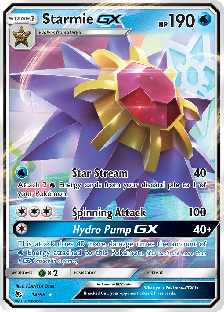Starmie-GX (HIF 014) – Hidden Fates – Normal