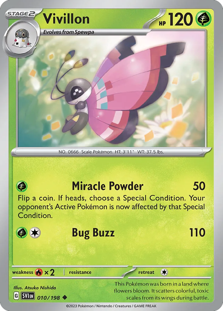 Vivillon (SVI 010) – Scarlet & Violet – Normal