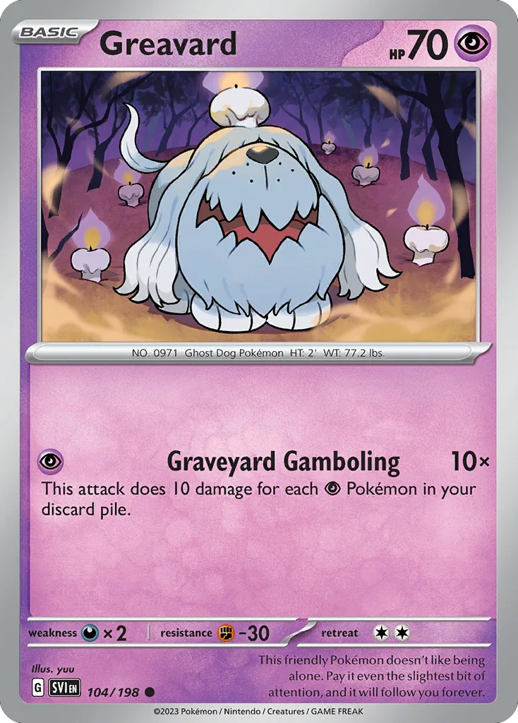 Greavard (SVI 104) – Scarlet & Violet – Normal