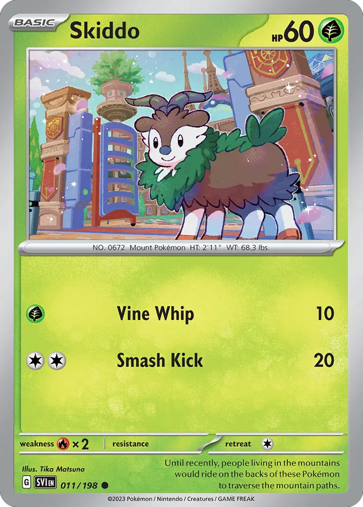 Skiddo (SVI 011) – Scarlet & Violet – Normal