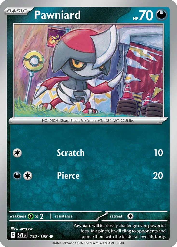 Pawniard (SVI 132) – Scarlet & Violet – Normal