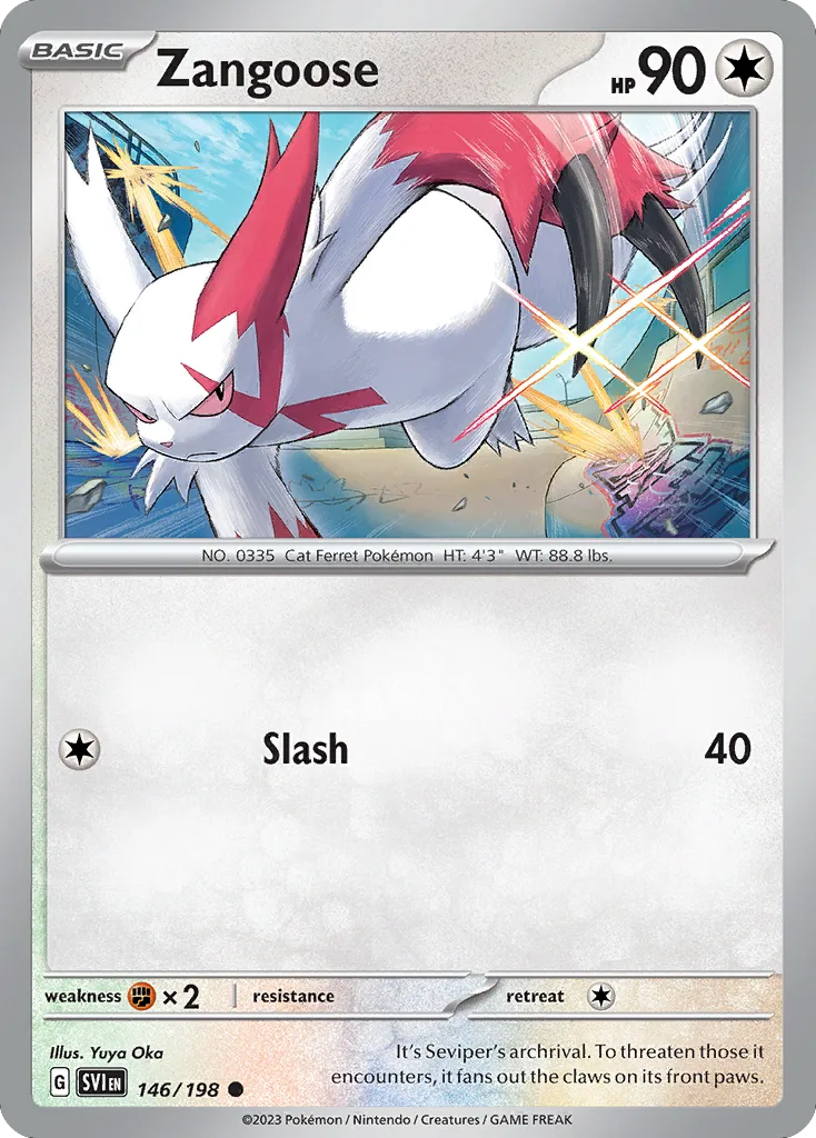 Zangoose (SVI 146) – Scarlet & Violet – Normal