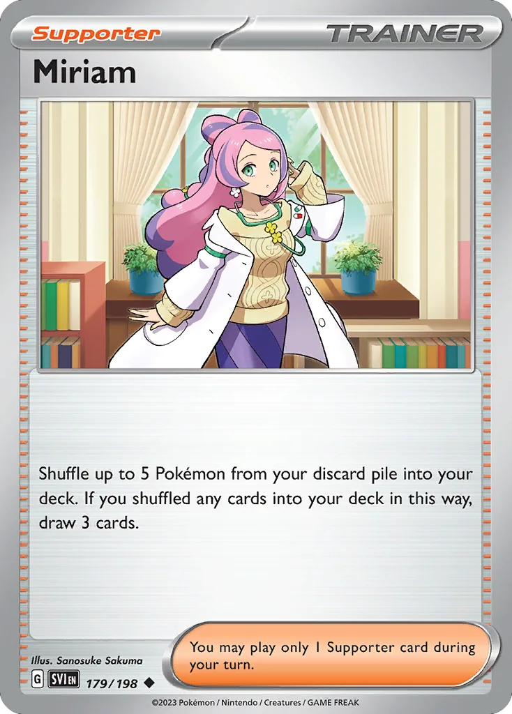 Miriam (SVI 179) – Scarlet & Violet – Normal