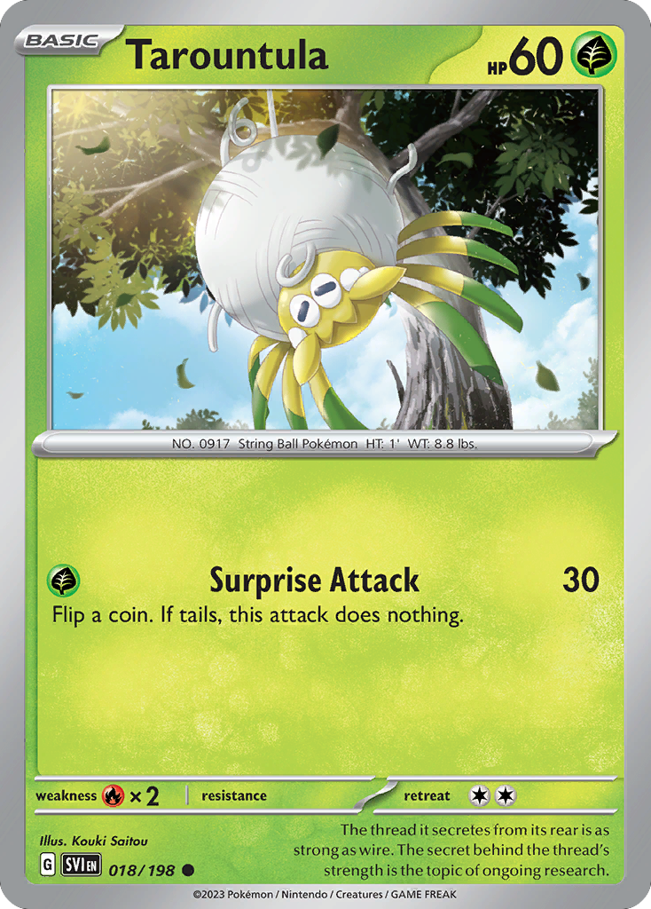 Tarountula (SVI 018) – Scarlet & Violet – Normal