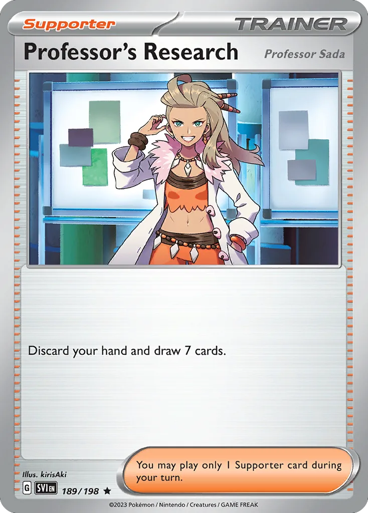 Professor's Research (Professor Sada) (SVI 189) – Scarlet & Violet – Normal