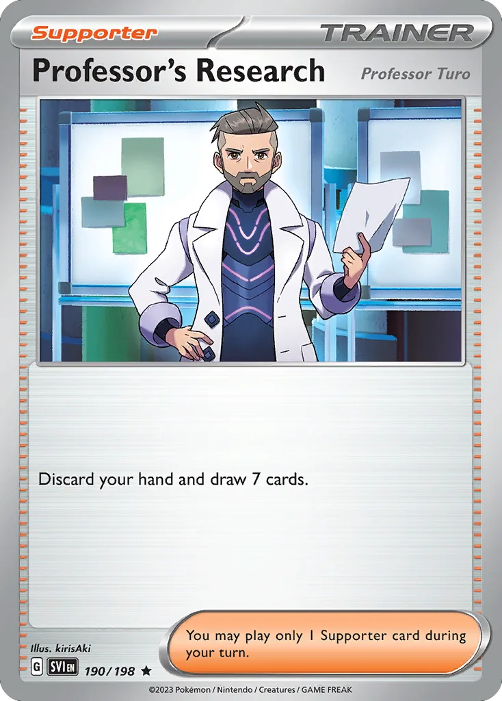 Professor's Research (Professor Turo) (SVI 190) – Scarlet & Violet – Normal