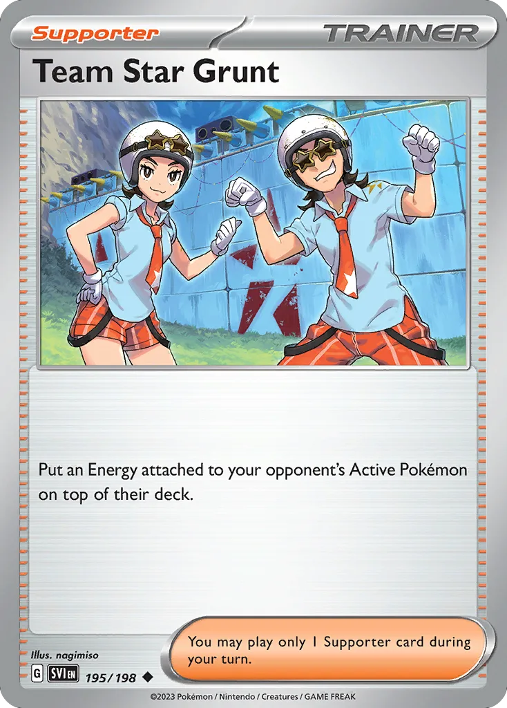 Team Star Grunt (SVI 195) – Scarlet & Violet – Normal