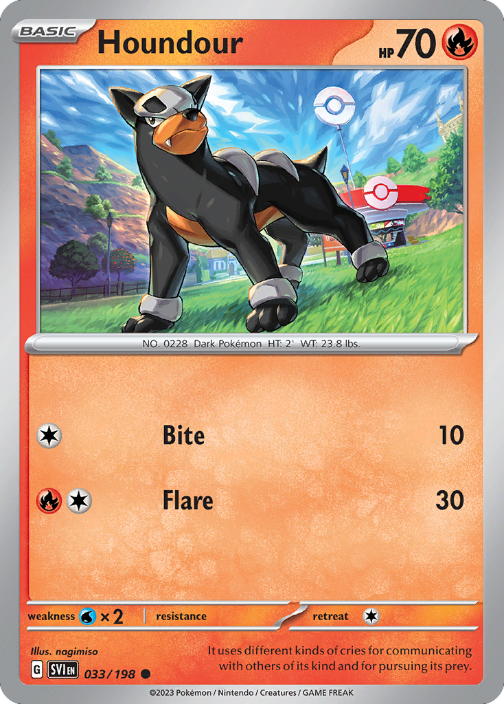 Houndour (SVI 033) – Scarlet & Violet – Normal