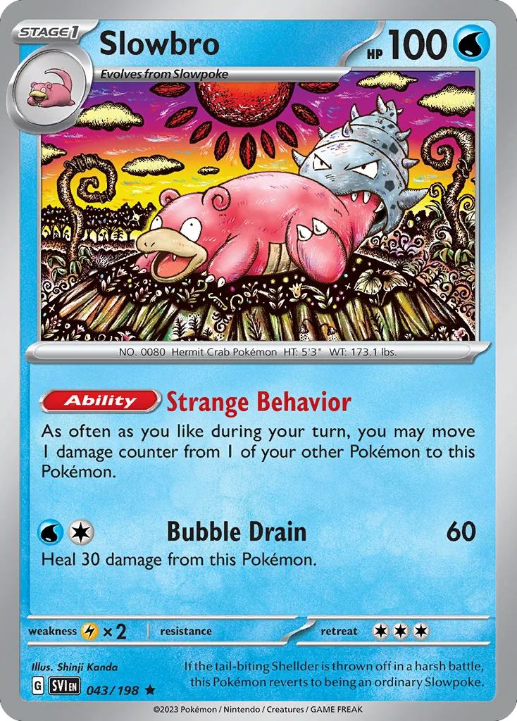 Slowbro (SVI 043) – Scarlet & Violet – Normal