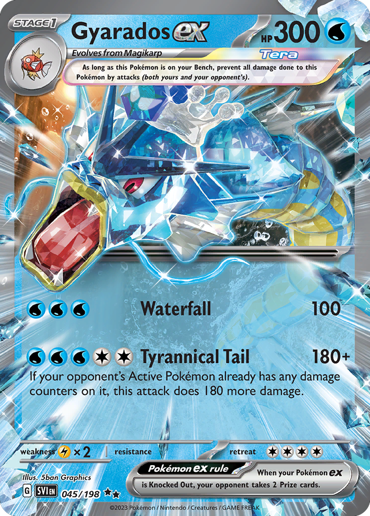 Gyarados ex (SVI 045) – Scarlet & Violet – Normal