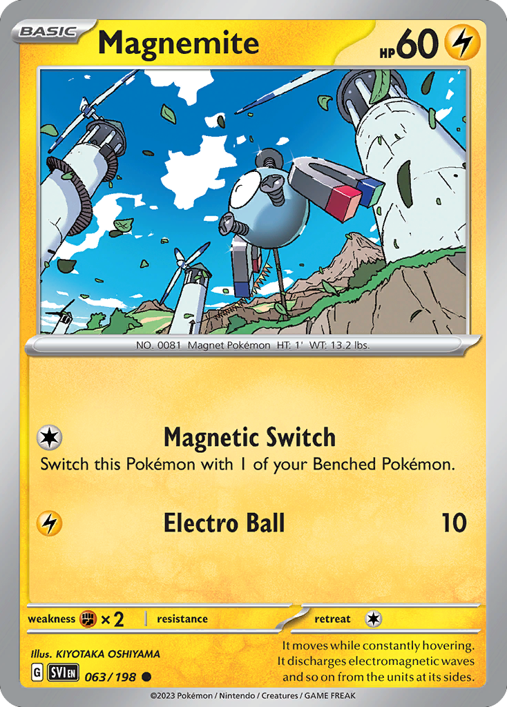 Magnemite (SVI 063) – Scarlet & Violet – Normal