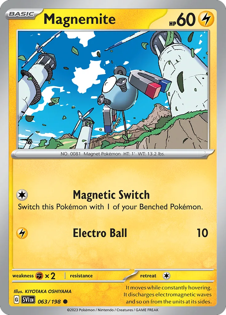 Magnemite (SVI 063) – Scarlet & Violet – Normal