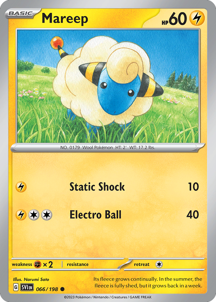 Mareep (SVI 066) – Scarlet & Violet – Normal