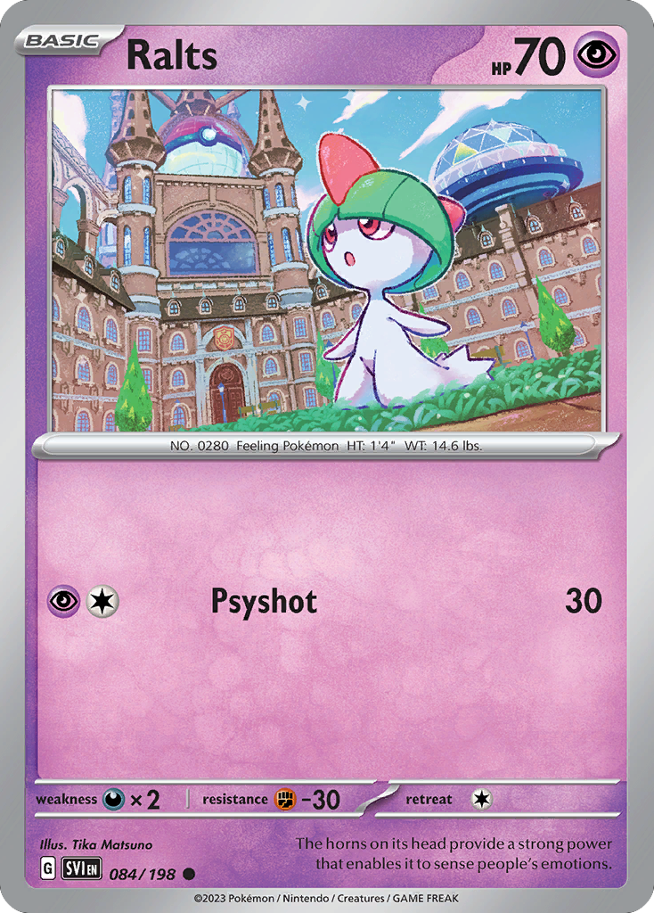 Ralts (SVI 084) – Scarlet & Violet – Normal