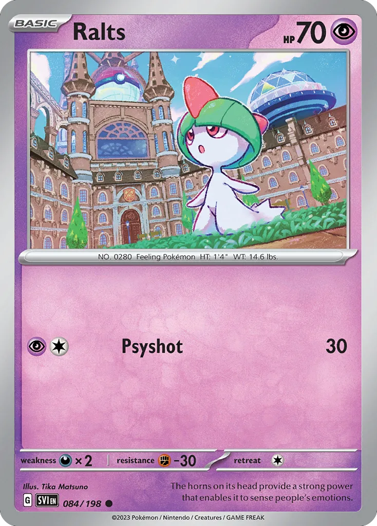 Ralts (SVI 084) – Scarlet & Violet – Normal
