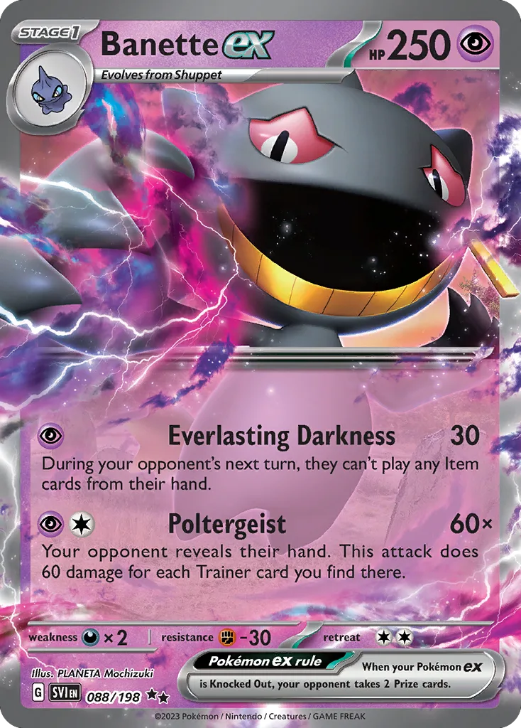 Banette ex (SVI 088) – Scarlet & Violet – Normal